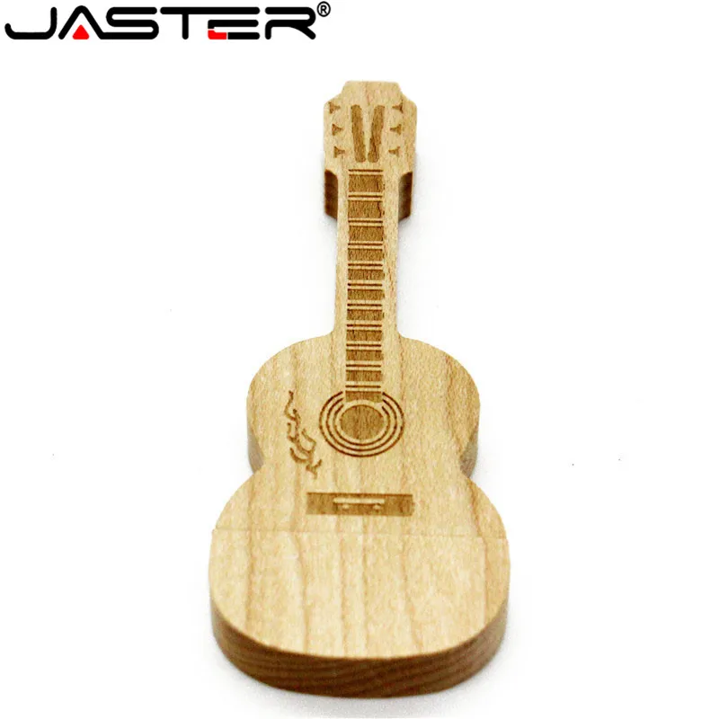 JASTER(10 шт. бесплатный логотип) деревянная гитара скрипка музыка usb флэш-накопитель сердца Флешка 4 ГБ 16 ГБ 32 ГБ 64 ГБ логотип клиента