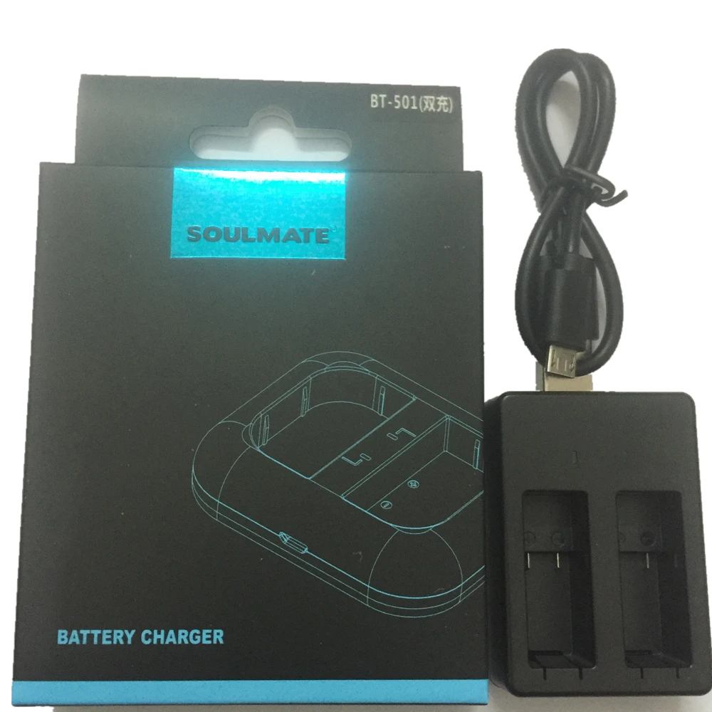 AHDBT 501 BT 501 Lithium Batteries Charger/Two seat BT 501 BT501 motion Digital Camera Charger