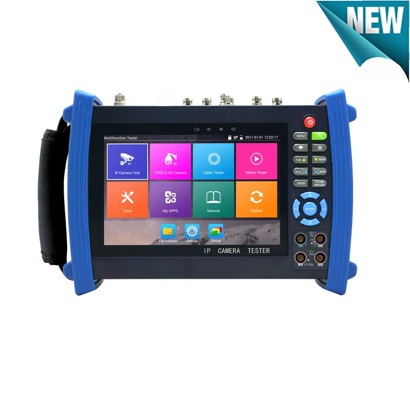 

New IP Camera Tester CCTV Tester CVBS test Monitor with Digital Multi-meter Optical Power Meter Security Camera