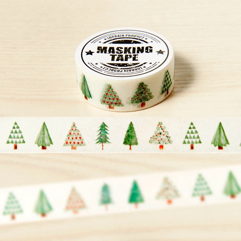 

1pc Tree Of Hope Paper Tape Diy Decorative Scrapbook Paper Tape Kawaii Stationery