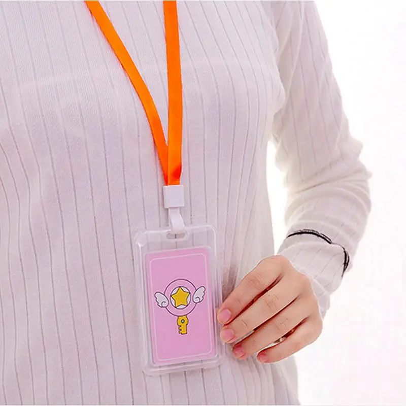 

Travel Cartoon Stars Women Business Credit Card ID Holders Plastic Bank Bus Credit Card Holder Keyring Key Wallet Chain Case Bag