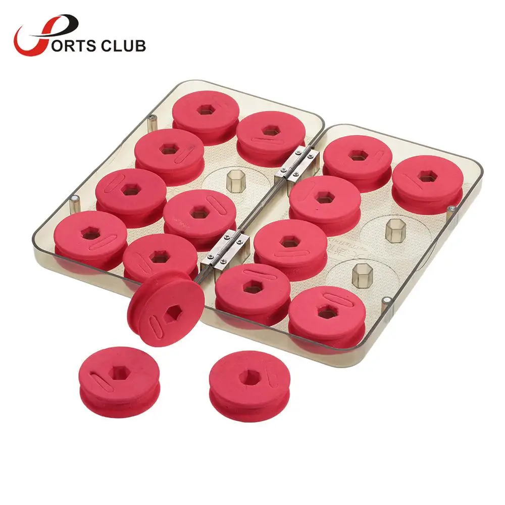 16pcs Fishing Line Box Portable Fishing Main Lines Spool Case Foam