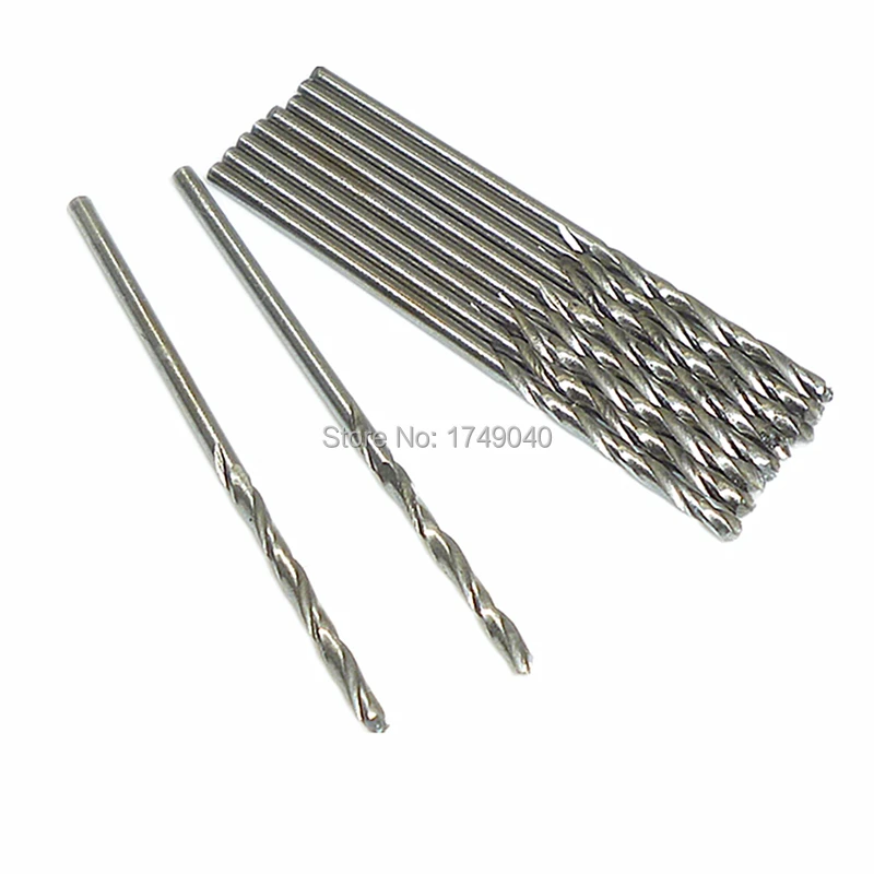 10pcsMicroDrillBits15mmHSSStraightShankElectricalToolTwist