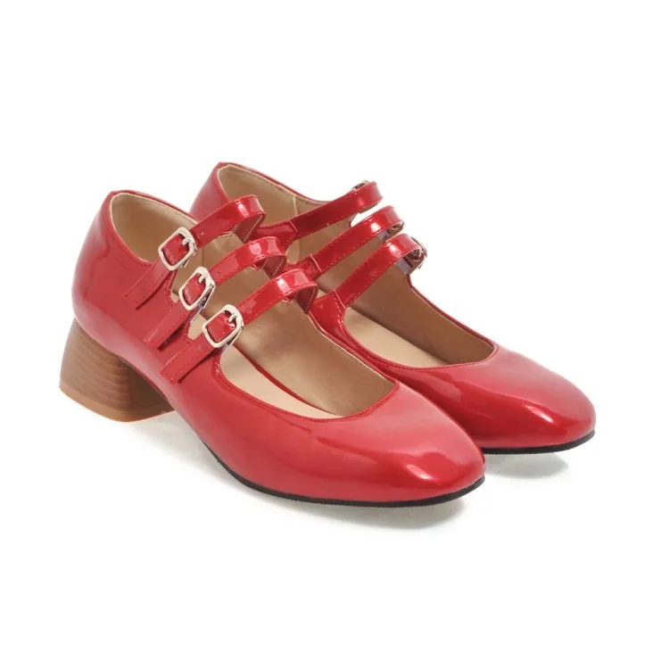 Bouche Noir Nouveau Taille Confortable Talon À 18110 Avec Automne Peu 43 Chaussures Grande Et Épais 40 L'usure Printemps Profonde apricot rouge 2018 Résistant Unique 1wqFxZtn