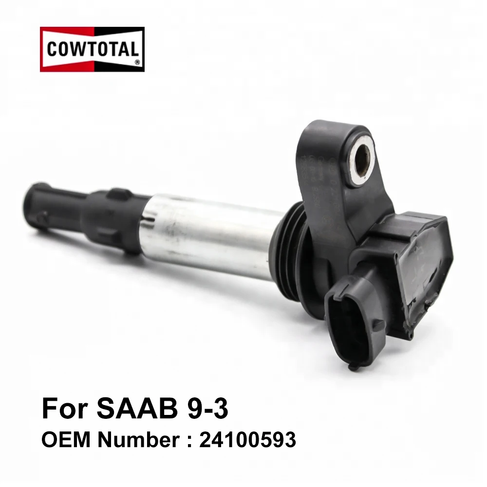 COWTOTAL Ignition Coil for SAAB 9 3 Engine Code B284R 2.8T OEM 12629037