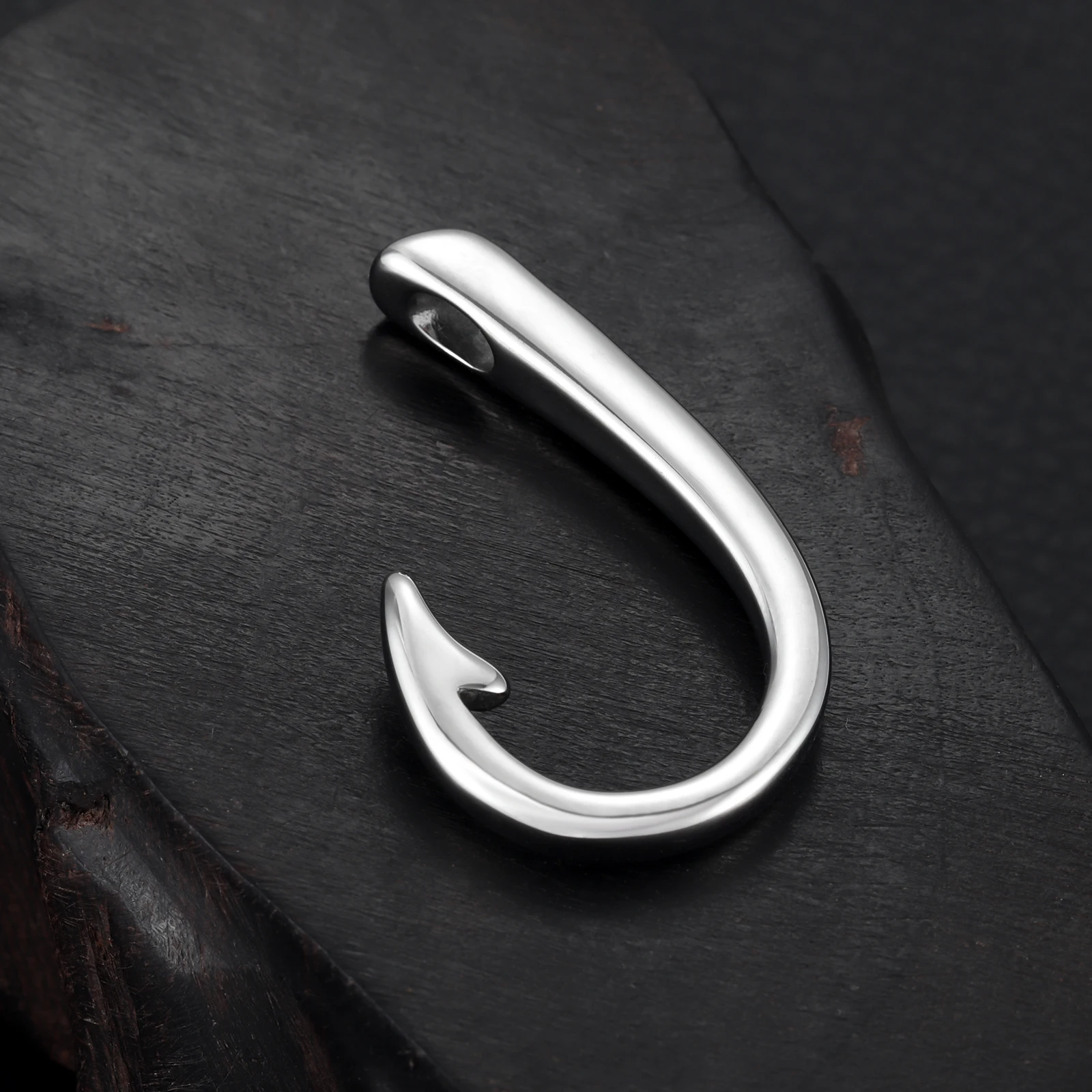 

Stainless Steel Hooks Pendant Hole 3mm Bracelet Clasp Fishhook Jewelry Making Findings Charms DIY Supplies Accessories Wholesale