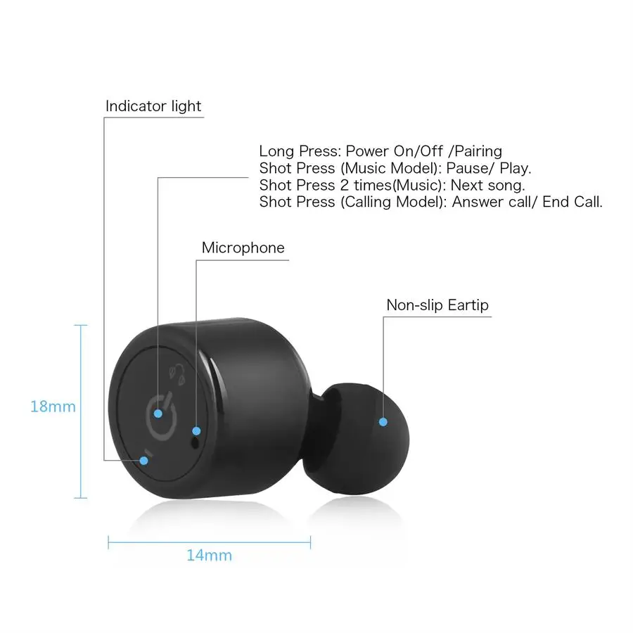 Близнецы истинные беспроводные Bluetooth наушники NiUB5 X1T мини невидимые беспроводные Bluetooth CSR 4,2 наушники анти-осень гарнитура с микрофоном