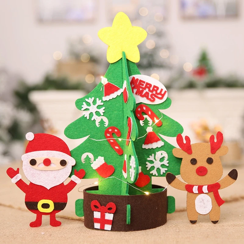 Download GNHYLL Kids DIY Felt Christmas Tree with Ornaments ...