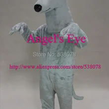 Серый Хаунд борзая костюм талисмана для взрослых Размер серая собака карнавальный Косплей маскарадный костюм SW1278