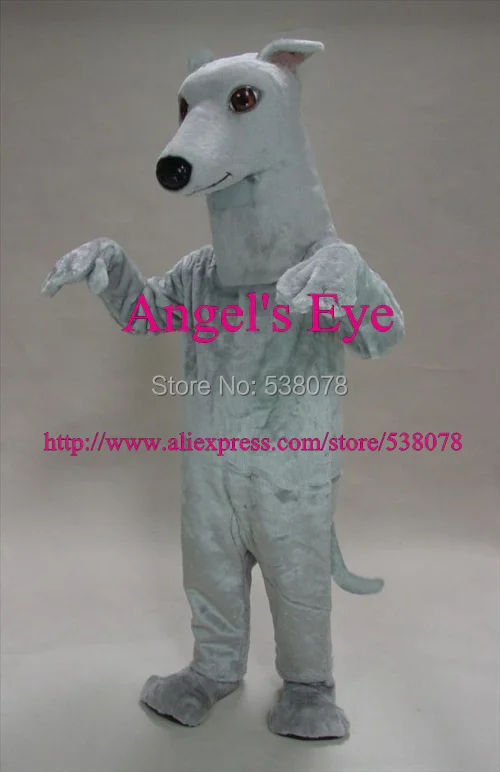 GreyHoundgreyhoundMascotCostumeAdultSizeGreyDogCarnivalCosply