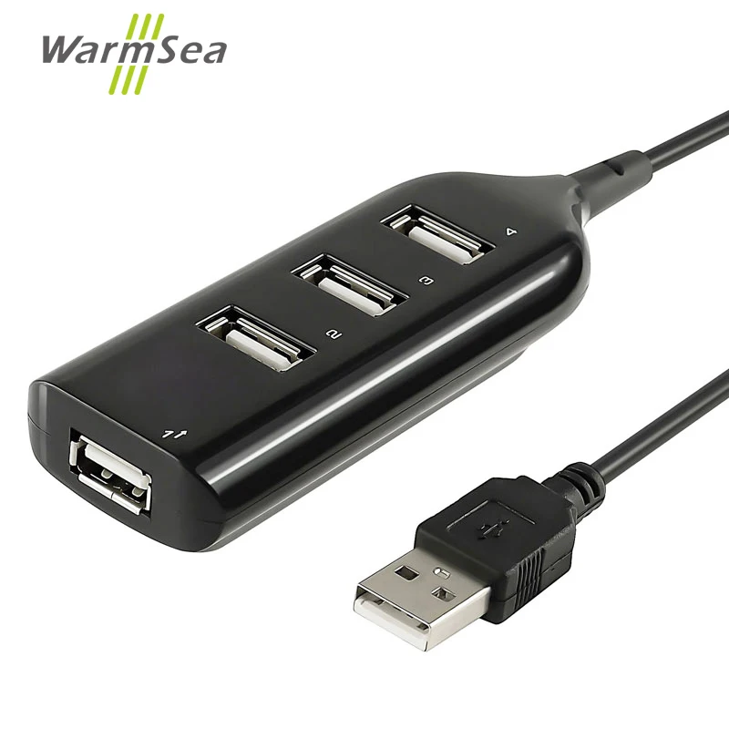 

USB 2.0 HUB Protable 4 Ports Dongle USB Hub 480 Mbps High Speed Hub 2.0 USB Splitter for Laptop Computer PC Use