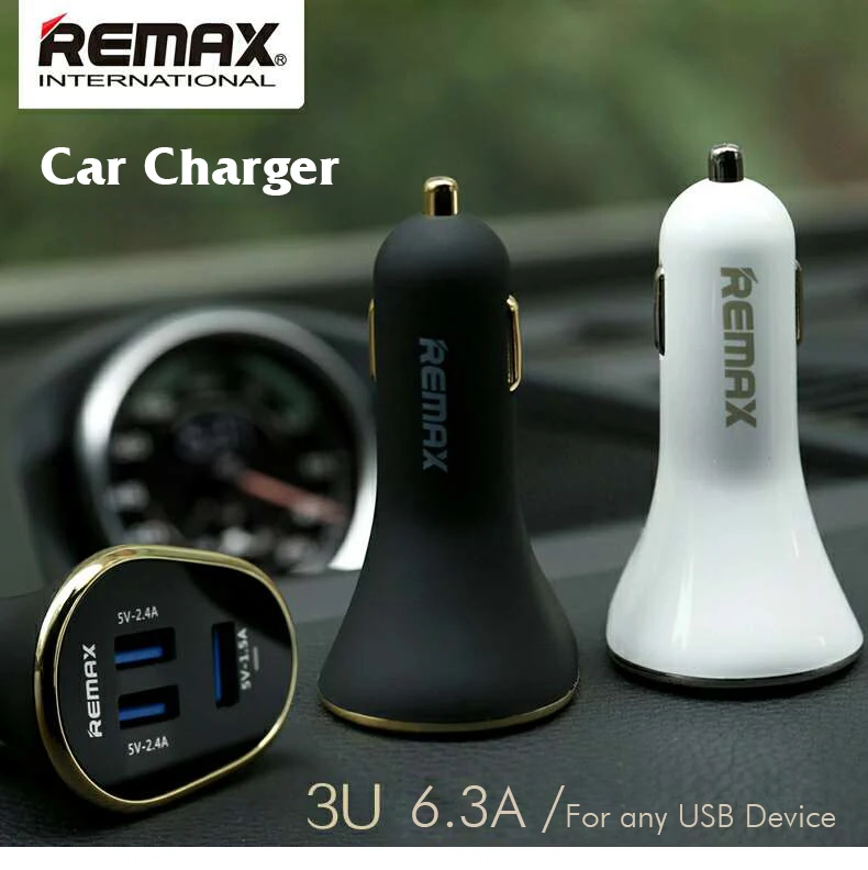 REMAX 3 USB 5 فولت/6.3A شاحن سيارة سريع تهمة USB2.0 3.0 المحمولة شاحن سريع للهاتف/وسادة/ كمبيوتر محمول/xiaomi/بلوتوث/ماك بوك REMAX 3 USB 5 فولت/6.3A شاحن سيارة سريع تهمة USB2.0 3.0 المحمولة شاحن سريع للهاتف/وسادة/ كمبيوتر محمول/xiaomi/بلوتوث/ماك بوك