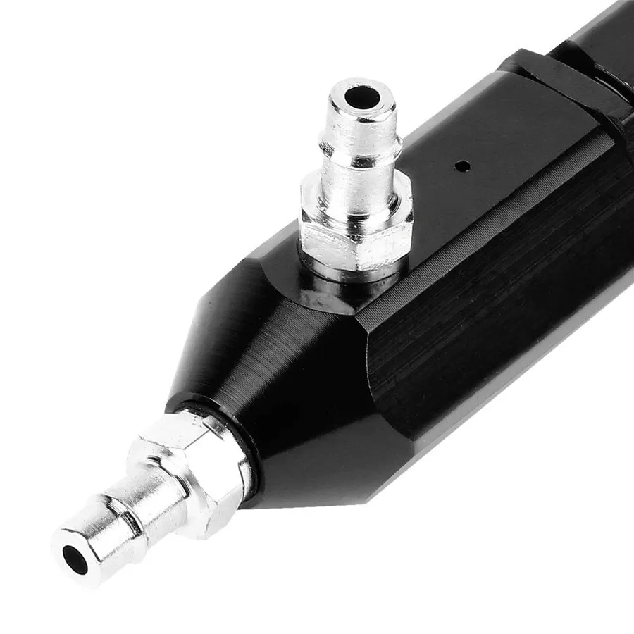 

1-30 PSI Adjustable Manual Turbocharger Closed-Loop Boost Bypass Controller Black Aluminum 4AN Fittings to 1/4" Hose Free Shippi
