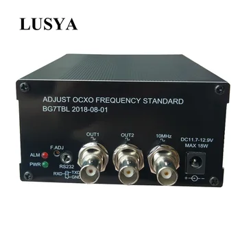 

Lusya 10M frequency reference audio clock source 10K-180M adjustable 44.1k with LCD display frequency T0180