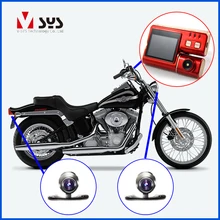 Vsys 2CH IP 57 waterproof lens HD motorcycle camera with 32G TFcard