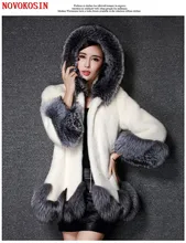 SC227 S-6XL Thick Long Faux Mink Fur Coat Winter Warm Open Stitch Slim Plush Coat 2018 Women Cardigan With Trim Hood Fur Hat SC227 S-6XL Thick Long Faux Mink Fur Coat Winter Warm Open Stitch Slim Plush Coat 2018 Women Cardigan With Trim Hood Fur Hat