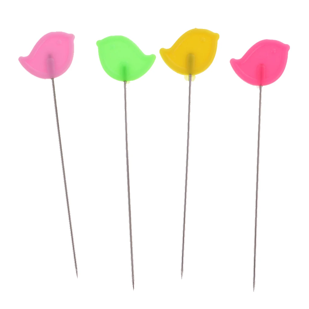 Box Patchwork Pins Straight Pins DIY Craft Quilting Tool Sewing Accessories Bird Knitting for Dressmaking Garment Clothes Jeans
