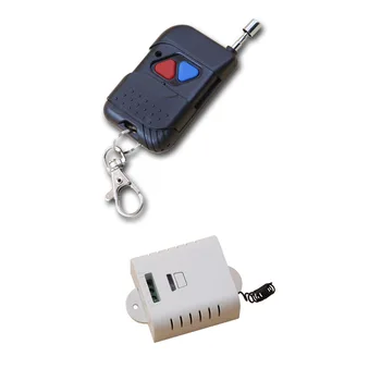 

New AC85V 110V 120V 220V 250V 1CH Wireless Remote Control Switch Transmitter with Receiver 2 Key for Appliances Gate Garage Door