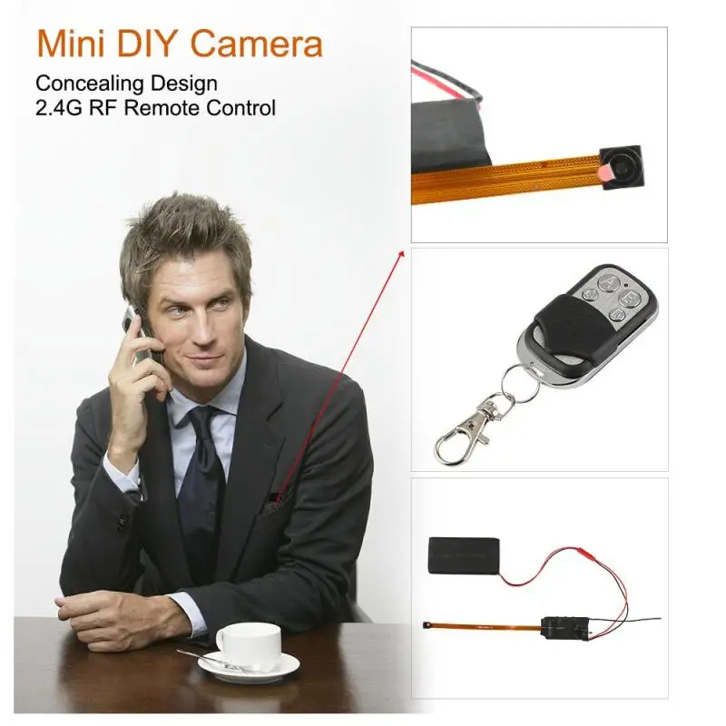Мини DIY камера HD 1080 P видеорегистратор DV DVR Запись обнаружения движения видео