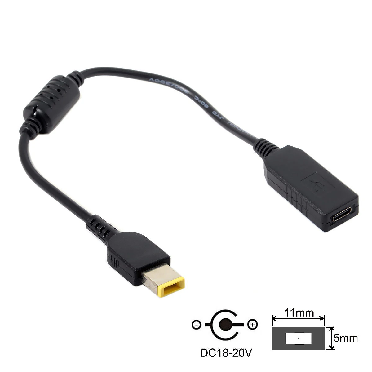 SQPP Usb 3,1 type C Usb-C к Dc 20 в 11 5,0 мм для Dell Hp разъем питания Pd эмулятор триггер нагрузочный кабель для ноутбука встроенный Pd Emul