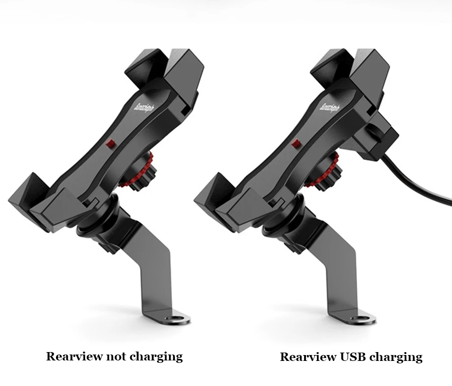 ARVIN мотоциклетный держатель для быстрой зарядки для iPhone X 8P Moto USB зарядное устройство Стенд Авто замок 360 Вращение мобильного телефона gps крепление