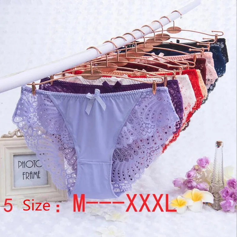 Aprmhisy M 3XL женские трусики модные новые сексуальные кружевные прозрачные с