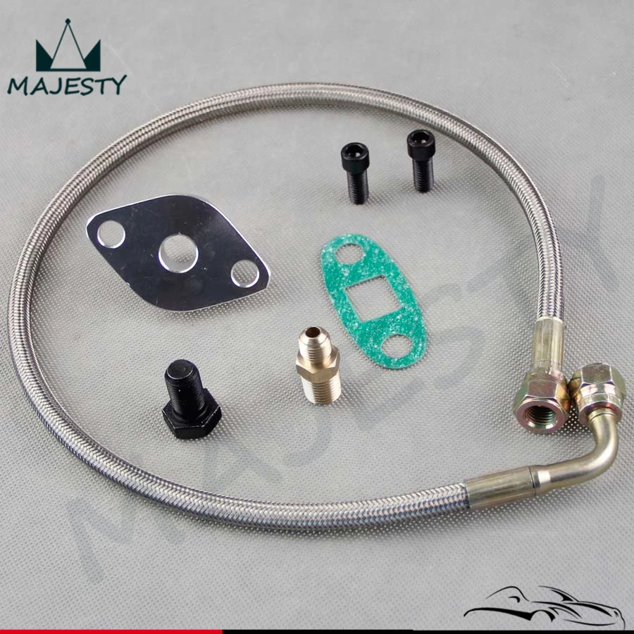 Комплект для линии подачи масла фланец T ** oyota S Опора 1JZGTE 2JZGTE 1JZ/2JZ Single Turbo|oil feed line|oil