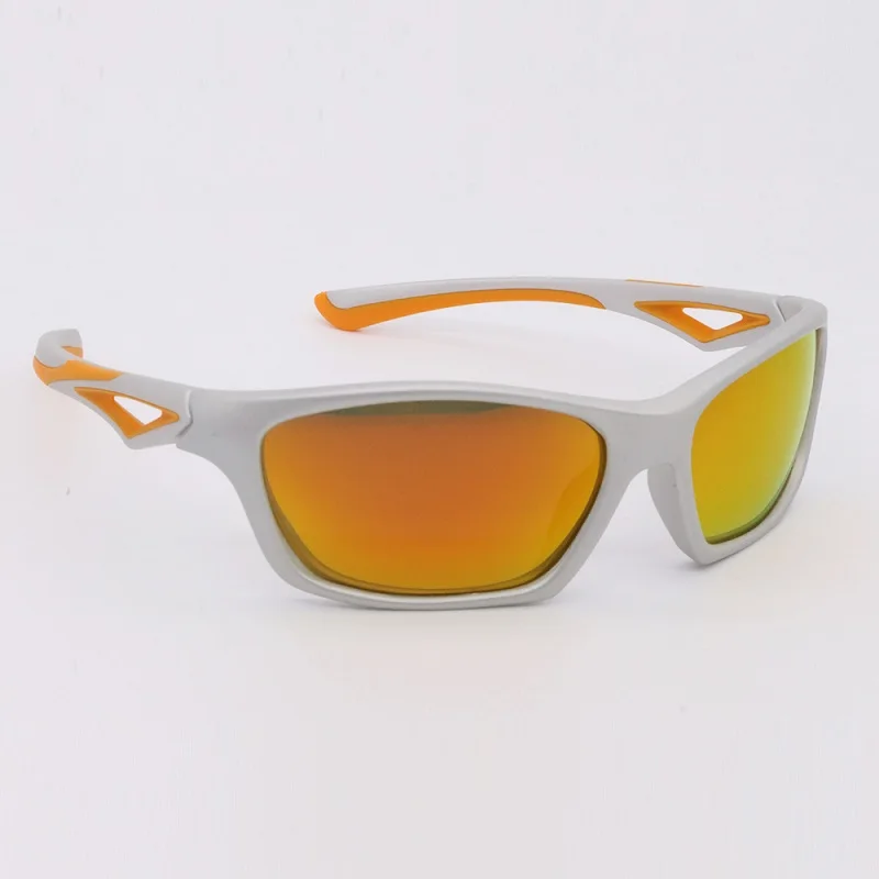 Небьющиеся Поляризованные спортивные солнцезащитные очки с оправой из ТПЭ для мальчиков и девочек