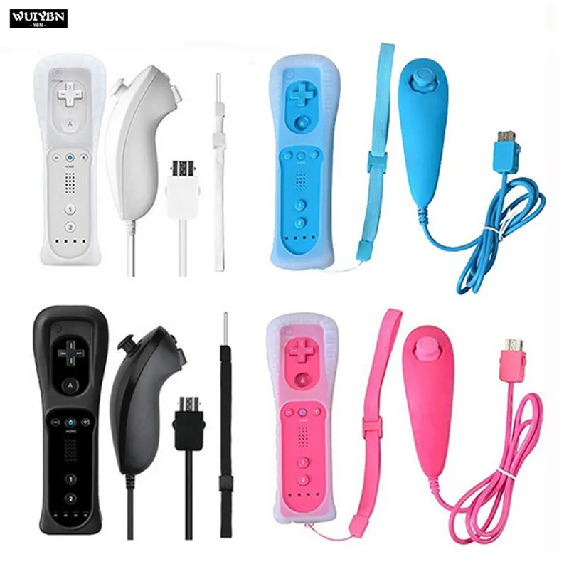 

For Nintend Wii Wireless GamePad Remote Controle Without Motion Plus+Nunchuck Controller Joystick For Nintendo Wii Accessories