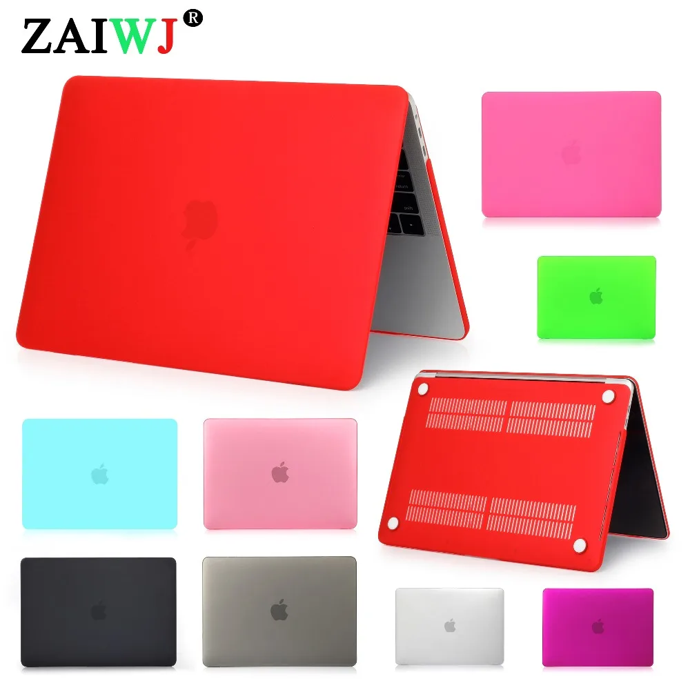 ZAIWJ-популярный чехол для ноутбука Apple macbook Air Pro retina 11 12 13 15 для Mac book new Pro 13,3 15 дюймов с сенсорной панелью