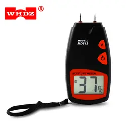 WHDZ MD812 ЖК-дисплей Дисплей цифровой 2-контактный или 4-контактный Портативный измеритель влажности древесины для определения влажности