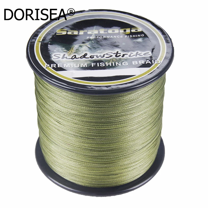 Saratoga 8 Strands 100% PE Braided Fishing Line Multifiament Fishing Wire 300m/330yard 6LB 30LB 40LB 60LB 80LB 100LB 200LB 300LB hercules 8 strands braided fishing line 10lb to 300lb green pe 100 2000m pesca carp fishing accessories fishing gifts for men