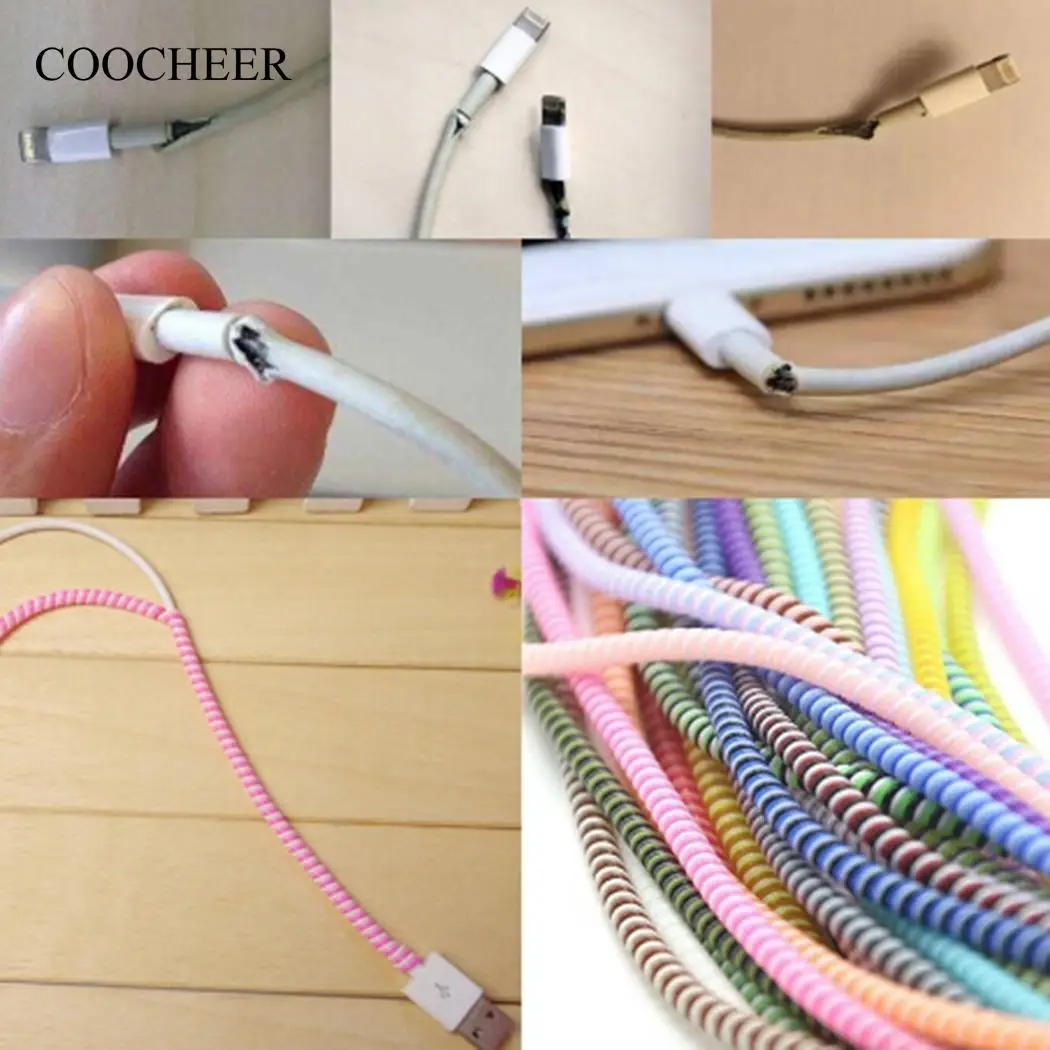 USB Protector зарядки данных наушников Весна кабель аксессуары|Аксессуары для
