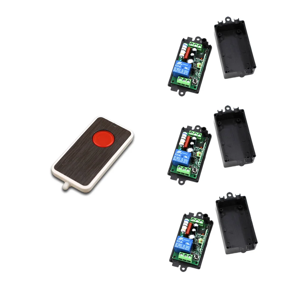 

Hot Sales AC220V 110V 1CH RF Wireless Remote Control Switch System 220V Relays Receiver Remote Control Transmitter In Stock