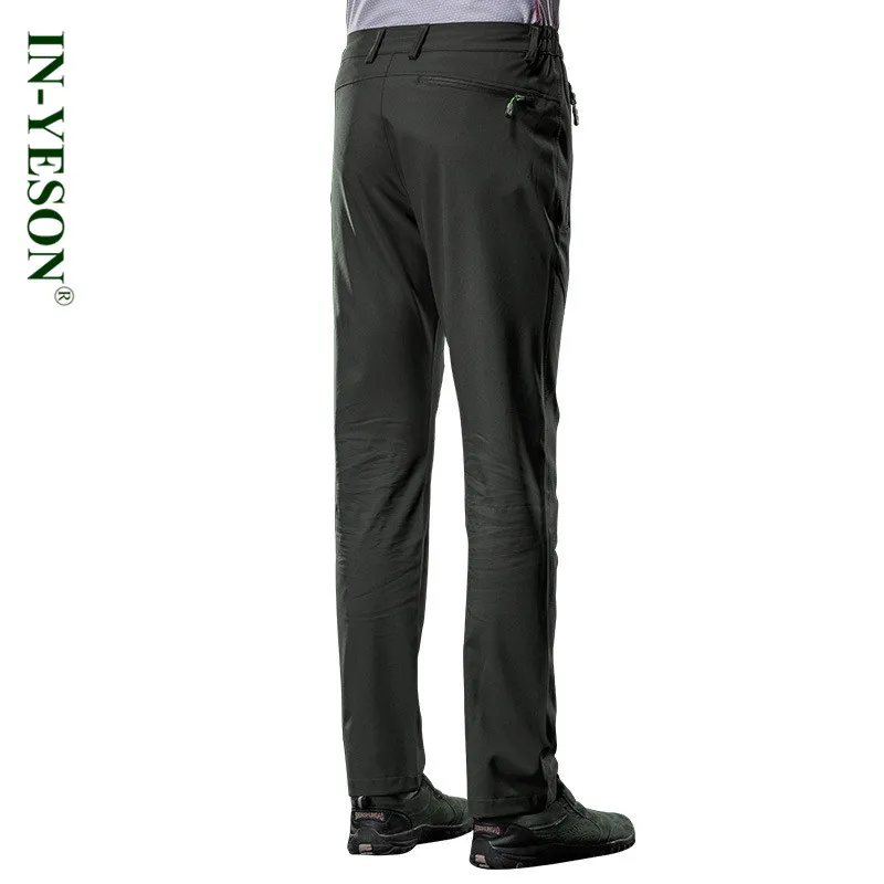 Más tamaño 6xl en yeson marca camping Pantalones de senderismo hombres escalada Caza trekking viajes transpirable rápido seco al aire libre Pantalones hombres