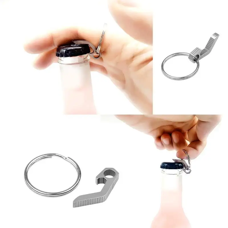 

1Pcs EDC Mini Bottle Opener Keychain Tools Outdoor EDC Camping Equipment Pocket Lightweight Tools