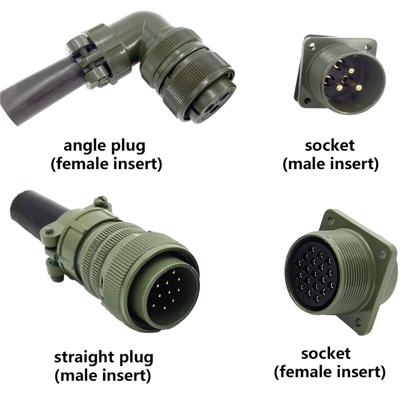 MIL-STD 5015 серворазъем военные стандартные разъемы розетка позолоченная медь 22-2 22-22 22-12 22-23 22-14