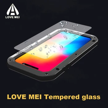 

LOVE MEI Original accessory Gorilla Glass Tempered Glass Screen protection for iPhone Samsung Xiaomi Max 2 3 LOVE MEI phone case
