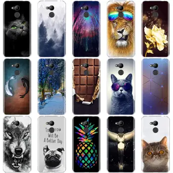 

For Huawei Honor 6C Pro Case For Huawei Honor 6C Pro Case 5.2'' 3D Cat Cute Soft Silicone Cover For Honor 6C Pro Honor6C Cases