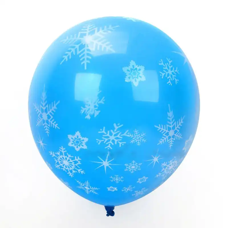 New 12pc Frozen Snowflake Latex Balloon Birthday Wedding Christmas Party Decorations Unicorn Party