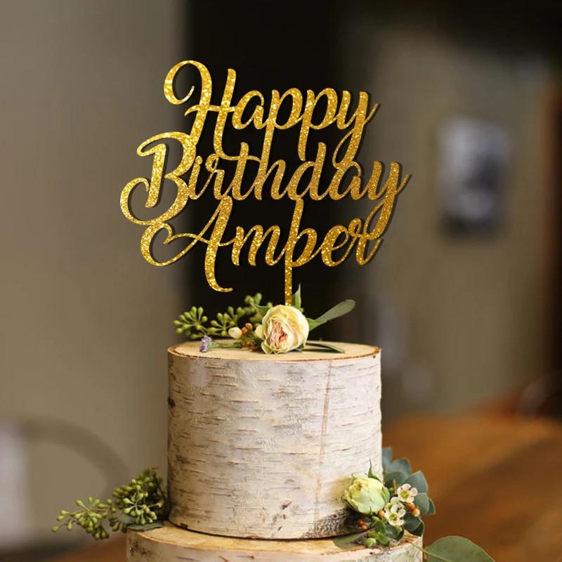 Personalised Happy Birthday Cake Toppers Gold Glitter Birthday Custom Name Birthday Cake Toppers Personalised Theme Party Cake Decorating Supplies Aliexpress Personalised Happy Birthday Cake Toppers Gold Glitter Birthday Custom Name Birthday Cake Toppers Personalised Theme Party Cake Decorating Supplies Aliexpress