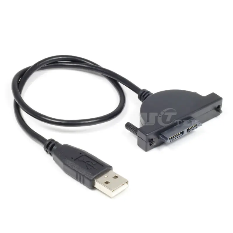 USB к SATA кабель оптического привода (7 + 6) 13Pin Внешний ноутбук DVD CDROM конвертер|usb to