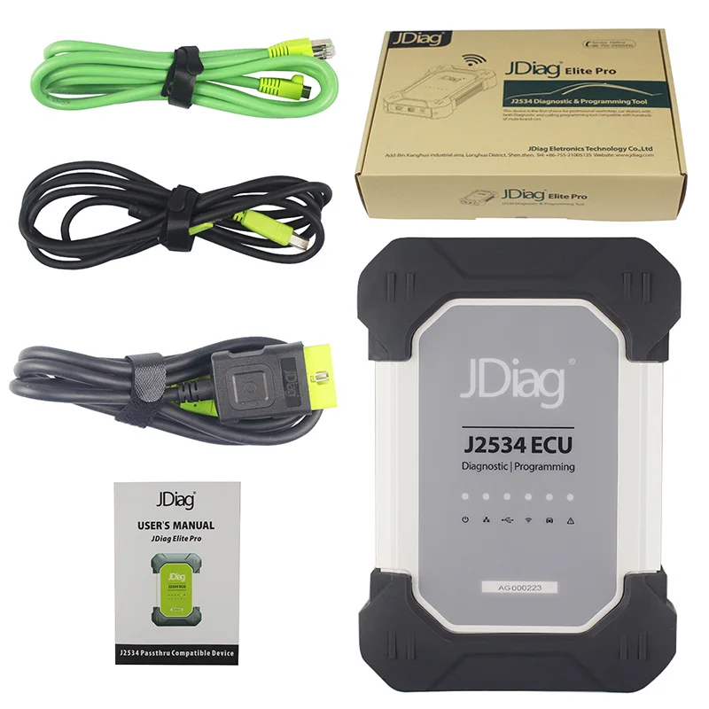 JDiag Elite II Pro J2534 только для диагностики BENZ и программирования ECU JDiag Elite II Pro Поддержка мульти-lanaugs подключение компактный