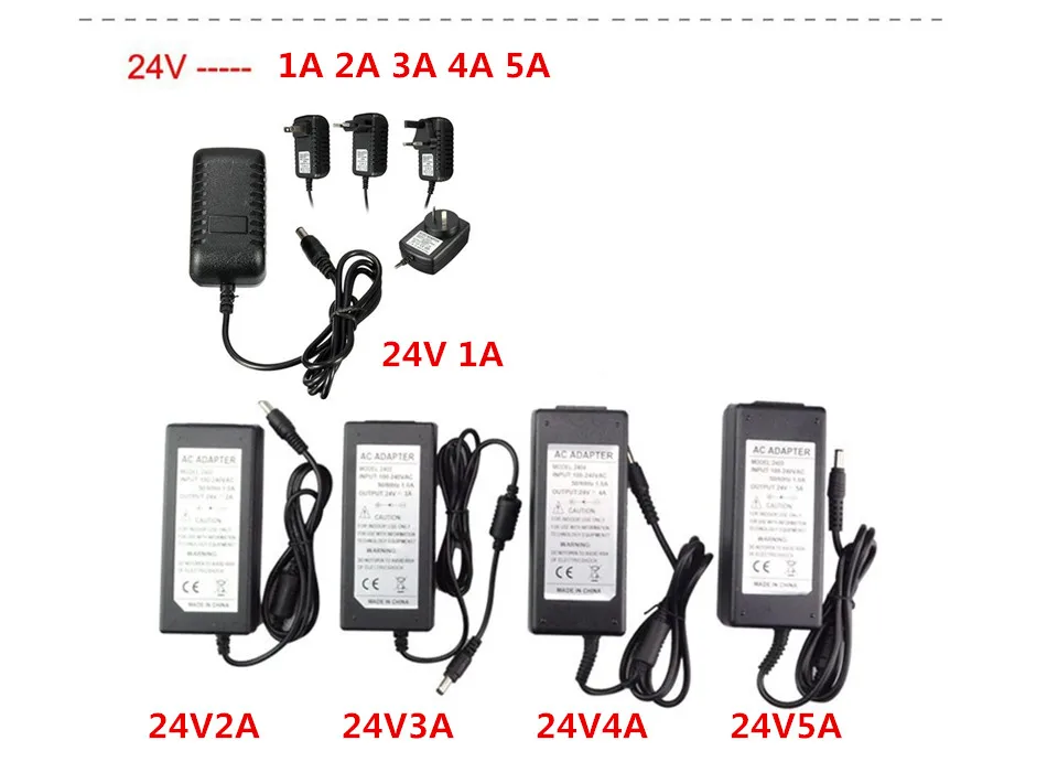 Светодиодный адаптер Питание DC5V/DC12V DC24V 1A 2A 3A 5A 7A 8A 10A для светодиодный полосы лампы освещения светодиодный Мощность драйвер штепсельной вилки