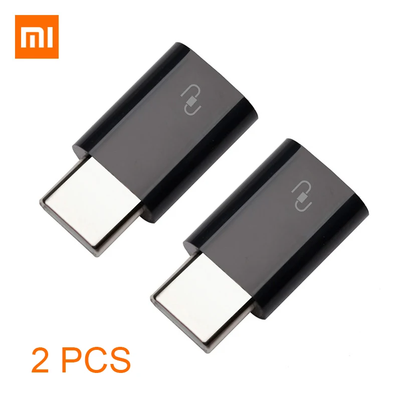 Xiao mi 3 шт. адаптер портативное зарядное устройство type-C mi cro USB мама к USB 3,1 для Xiaomi mi 4C 5 6 7 конвертер быстрой зарядки - Цвет: 2 pcs