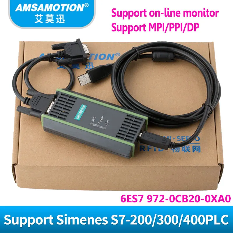 Программируемый кабель PLC 6ES7972 0CB20 0XA0 для Siemens S7 200/300/400 USB MPI изолированный
