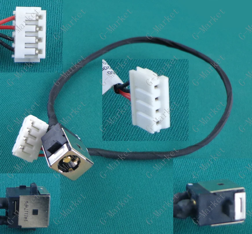 

1-30pcs/lot Laptop DC JACK for Toshiba Satellite AC DC charging port connector socket HARNESS CABLE PLUG IN SOCKET New