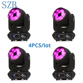 

4 PCS SZB Bee Eyes Moving Head Light 6X40W RGBW 4IN1 WASH DMX channel DJ Moving Head Light stage beam wash moving/SZB-MH0640