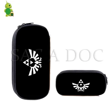 

Anime The Legend of Zelda Link Pencil Case Makeup Bags Boys Girls Kids Stationery School Supplies Cosmetic Bags