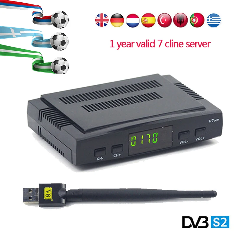 V7 Satellite font b TV b font font b Receiver b font HD DVB S2 USB